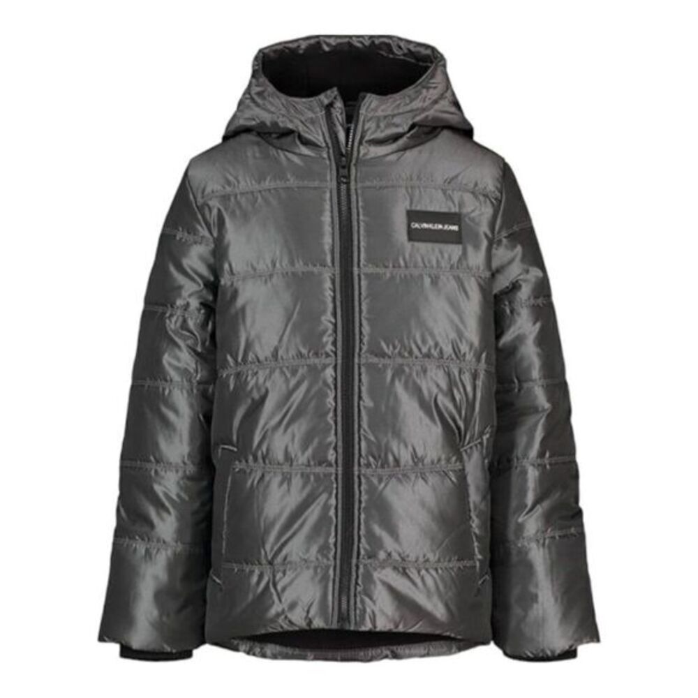 Calvin Klein Boys' Eclipse Bubble‎ Jacket, Black, 14-16 New with Tags